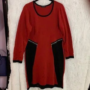 Colorblock Sweater Dress